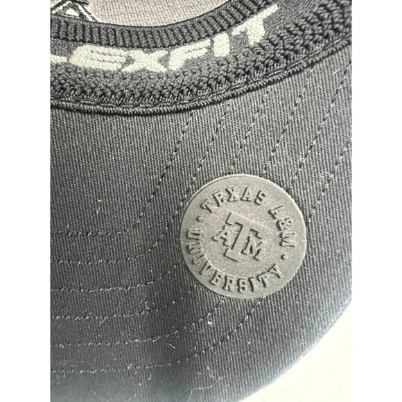 Hooey Texas A&M S/M Black Camo FlexFit Hat Aggies 12th Man College Cap - Picture 6 of 14